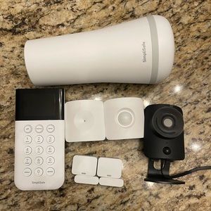 SimpliSafe Home Security Base, Sensors, Camera and Keypad